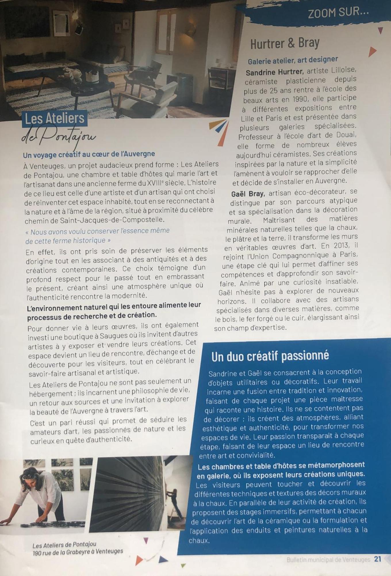 Chambres Et Tables D'Hotes - Les Ateliers De Pontajou - Pelerin Navette Gratuite A Saugues Venteuges Dış mekan fotoğraf